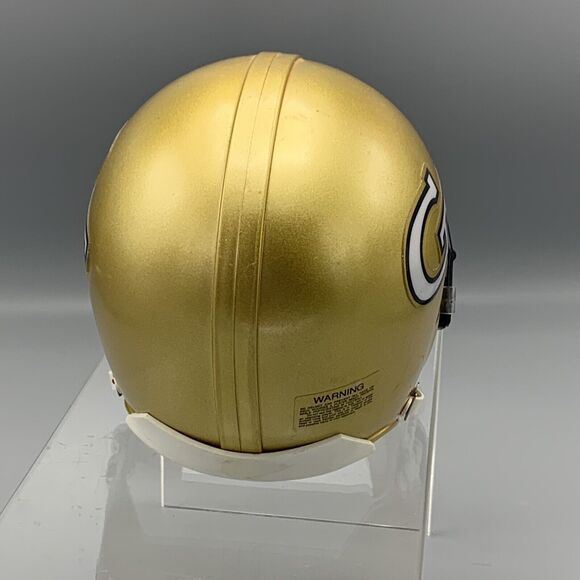 Vtg NCAA Mini Riddell GT Football Helmet Georgia Tech Yellow Jackets Bobby Dodd - Picture 7 of 15